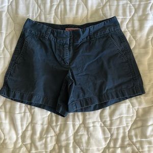 Navy Jean Shorts